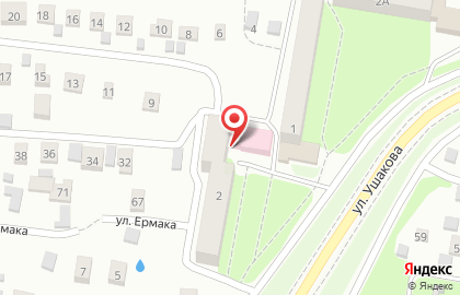 Пензенская стоматологическая поликлиника на улице Ушакова на карте