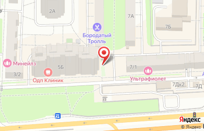 Магазин продуктов в Москве на карте