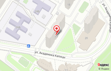 Сервисный центр Мос-Ремком на улице Академика Капицы на карте