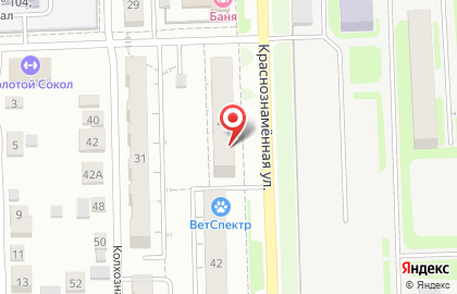 Торговая компания Технопарк на Краснознамённой улице на карте