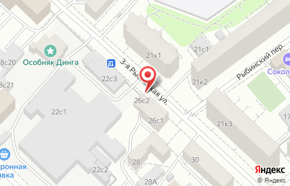Продуктовый магазин в Москве на карте