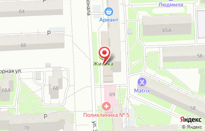 Супермаркет Spar на улице 3-го Интернационала на карте