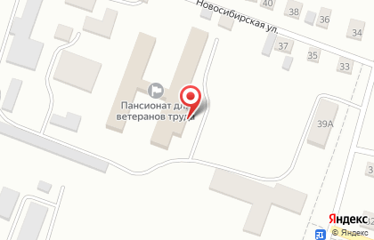 Сызранский пансионат для ветеранов труда (дом-интернат для престарелых и инвалидов) на Новосибирской улице на карте