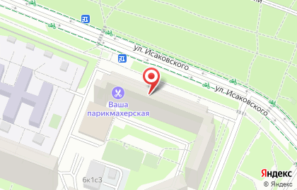 Русь на улице Исаковского на карте