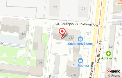 Парикмахерская Виктория в Верх-Исетском районе на карте
