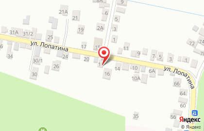Магазин Эва на улице Лопатина на карте