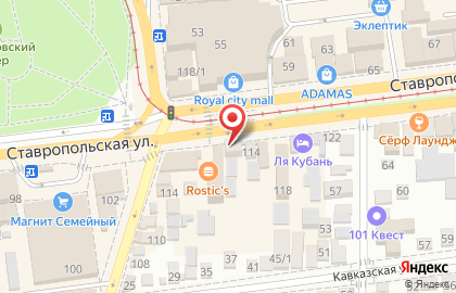 Парикмахерский салон Цирюльня на Ставропольской улице на карте