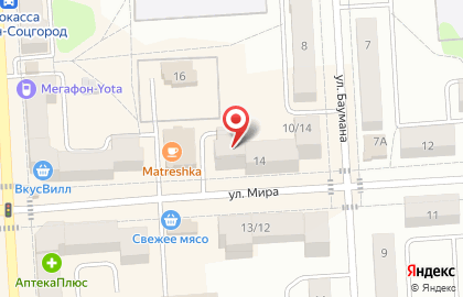 Гигабит, интернет-провайдер на улице Мира на карте