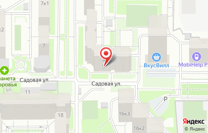 Центр нейрокоррекции детей и подростков на Садовой улице в Подольске на карте