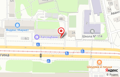 Библиотека №4 на улице Владимира Кулагина на карте
