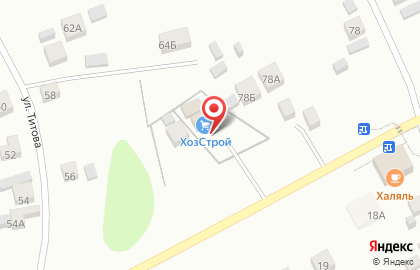 Магазин ХозСтрой на улице Животноводов на карте