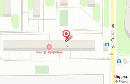 Банк ФК Открытие на улице Согласия на карте