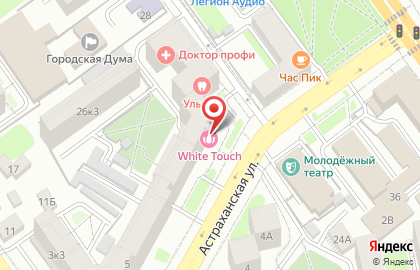 Частное охранное предприятие Круг на Астраханской улице на карте