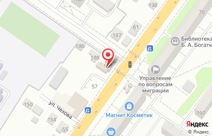 Стоматология доктора Аскерова в Октябрьском районе на карте
