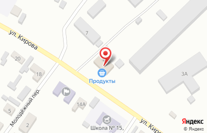 Центральный на улице Кирова на карте