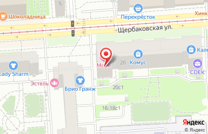 Городской психолого-педагогический центр на метро Семёновская на карте