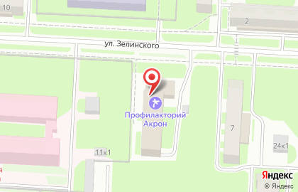 Косметологический кабинет Совершенство на улице Зелинского на карте