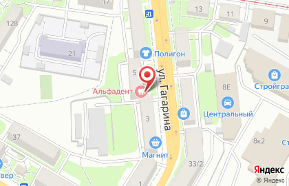 Стоматология АльфаДент в Ленинском районе на карте