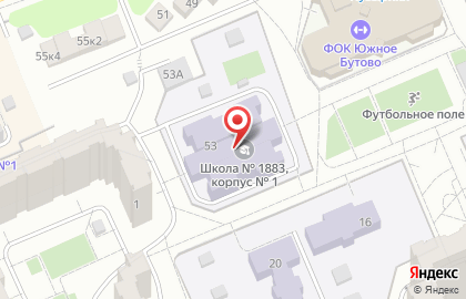 Тетис про на улице Поляны на карте