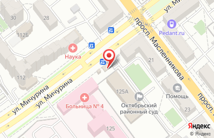 Моя пекарня в Октябрьском районе на карте