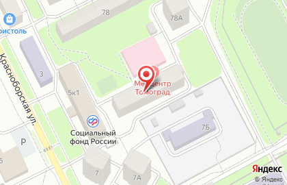 Компания СПЕЦ на Красноборской улице на карте