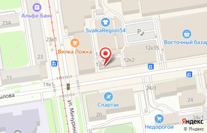 Центр крепежных технологий на улице Мичурина, 12 к 1 на карте
