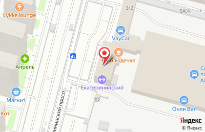 Автосалон Автобург на метро Академическая на карте