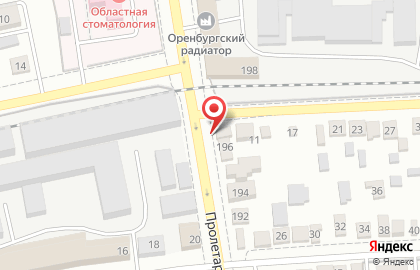 ОрГМА на Пролетарской улице на карте