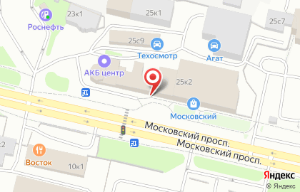 Автомагазин АвтоДеталь на Московском проспекте на карте