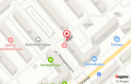 Медицинский центр Твой доктор на улице Володарского на карте