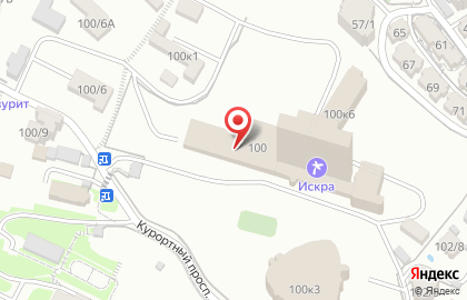Искра на Курортном проспекте на карте