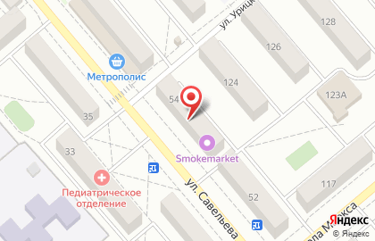 Агентство Мир недвижимости на улице Савельева на карте