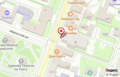 Эстейт на Большой Московской улице на карте