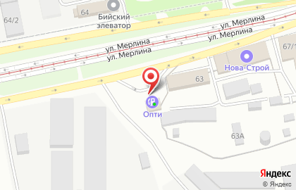 Лукойл в Барнауле на карте