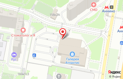 Ресторан быстрого питания Бургер Кинг на шоссе Варшавское, 160 на карте