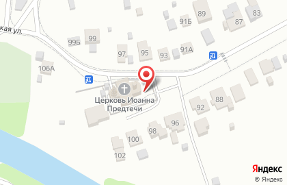 Церковь Зачатия Иоанна Предтечи на карте