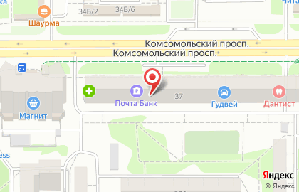 Туристическое агентство Премиум Тур на Комсомольском проспекте на карте