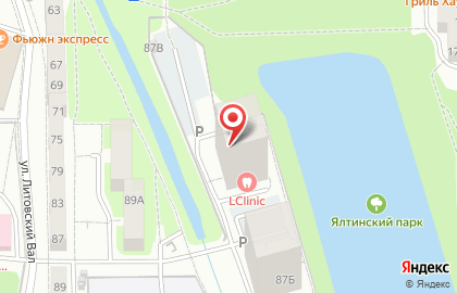Продовольственный магазин в Ленинградском районе на карте