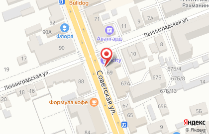 Салон Квазар на Советской улице на карте