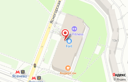 Аптека Ригла на Новоясеневском проспекте на карте
