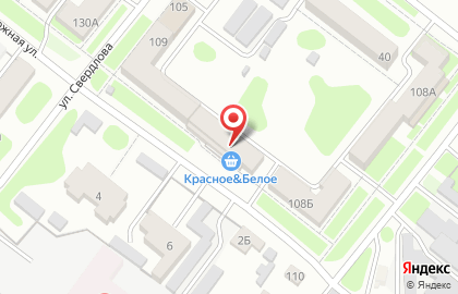 Магазин алкогольных напитков Красное & Белое, сеть магазинов алкогольных напитков на Железнодорожной улице на карте