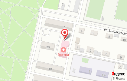 Медицинский центр Диагностика EXTRA на улице Циолковского на карте