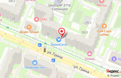 Торговый дом Техносити на улице Старокачаловской на карте