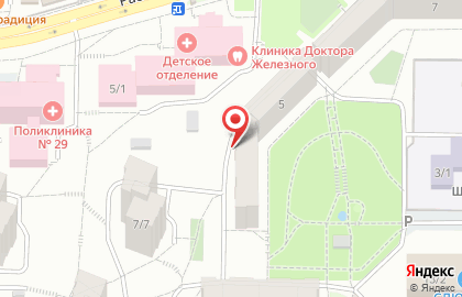 Киоск по продаже мороженого, Калининский район на Рассветной улице на карте