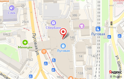 Ювелирный магазин Золотой феникс на Луговой улице на карте