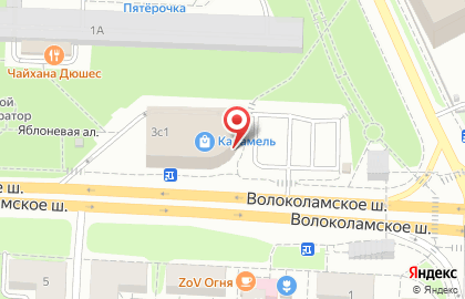 Федеральная сеть салонов красоты ЦирюльникЪ на Волоколамском шоссе на карте