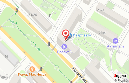 Центр красоты на Нахимовском на карте