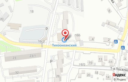 Супермаркет Тихоокеанский на карте