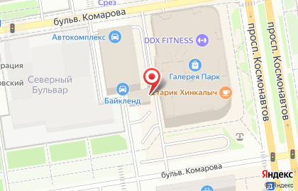 Мотосалон МотоДон на бульваре Комарова на карте