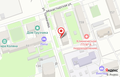 Участковый пункт полиции на улице Толмачёва на карте